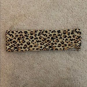 charlie holiday cheetah swim top